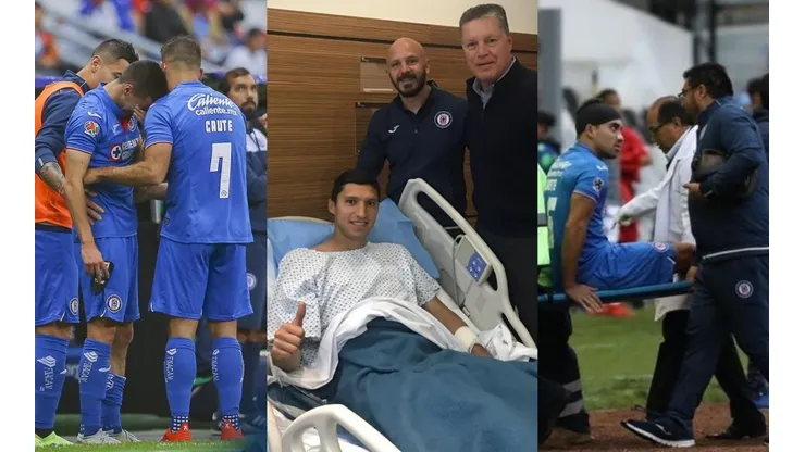 Tres lesionados de gravedad consiguió Cruz Azul este fin de semana.