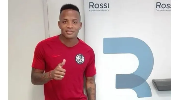 Andrés Rentería fue presentado en San Lorenzo.