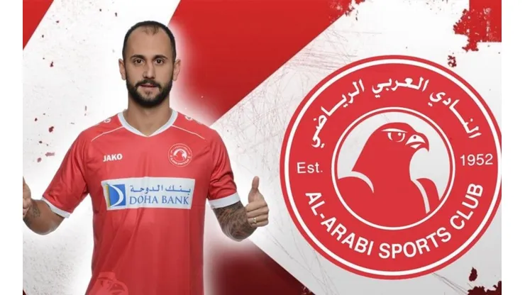 Vázquez fue presentado como nuevo fichaje del Al Arabi.