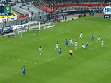 VIDEO: Golazo de Jonathan Rodríguez para empatar el Cruz Azul vs León
