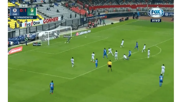 Rodríguez anotó su primer gol en Cruz Azul. (Archivo)