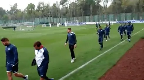 Cruz Azul entrenó en La Noria hoy. (Archivo)