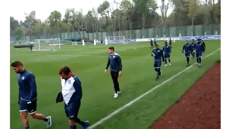 Cruz Azul entrenó en La Noria hoy. (Archivo)