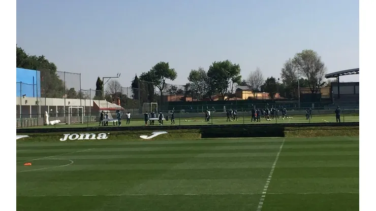 Marcone está entrenando con normalidad. (Abigail Parra)
