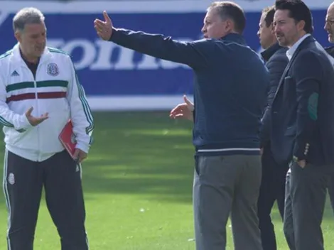 ¡Sorpresa! Gerardo Martino apareció en La Noria y presenció la práctica de Cruz Azul