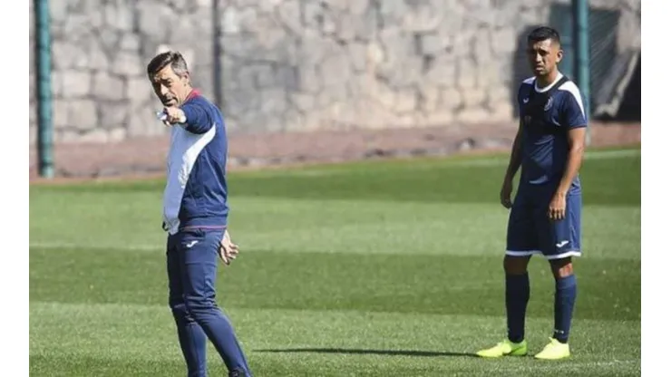 Elías Hernández entrenó hoy. (Archivo)