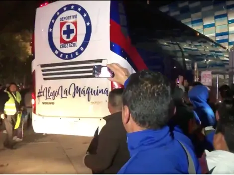Así fue el caluroso recibimiento a Cruz Azul en el Estadio Cuauhtémoc