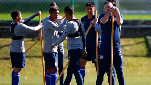 Cruz Azul entrenó hoy con sus cuatro refuerzos. (Jam Media)