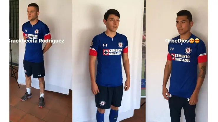 Los jugadores ya posaron con la playera cementera. (Instagram eldieguito_najera)
