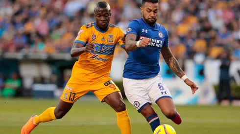 Enner Valencia ante Cruz Azul en el Clausura 2018. (Foto: Jam Media)