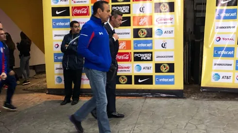 Solo Caixinha y Aldrete atendieron a los medios. (Marifer Mora)