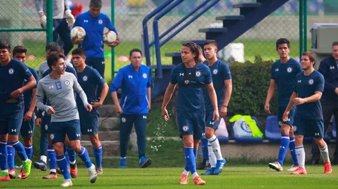 Cruz Azul entrenando en La Noria. (Foto: Jam Media)
