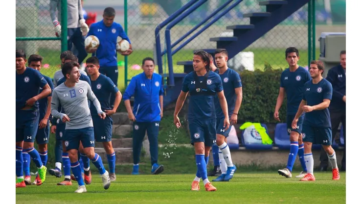 Cruz Azul entrenando en La Noria. (Foto: Jam Media)