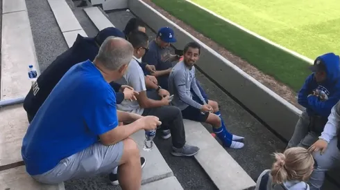 Tuvo una charla con conocidos en sus inicios