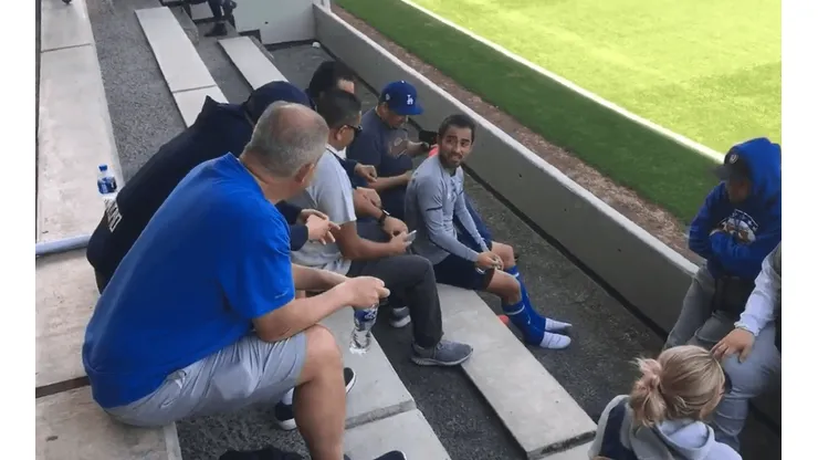Tuvo una charla con conocidos en sus inicios