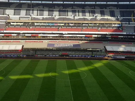 Buen estado de la cancha del Azteca para la semi entre Cruz Azul y Rayados