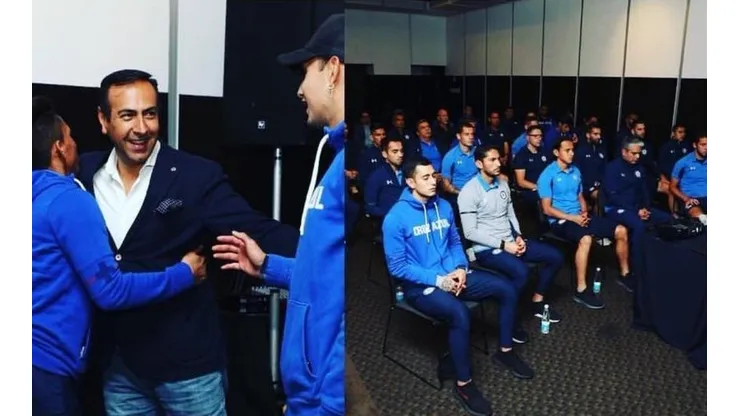 Bernardo Angulo ha sido el coach de Cruz Azul todo este año. (Instagram)