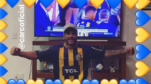 Montoya debutó en 2014 en Rosario Central. (Instagram Walter.Montoya8)