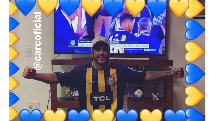 Montoya debutó en 2014 en Rosario Central. (Instagram Walter.Montoya8)