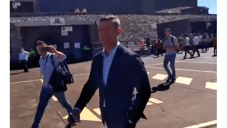 Pedro Caixinha fue al CU para estudiar a los posibles rivales de Cruz Azul.