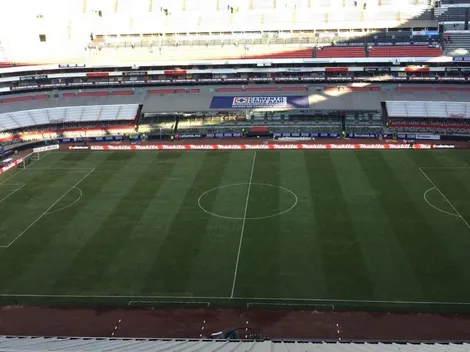 Mejor que antes: Así está la cancha del Estadio Azteca para el juego de Cruz Azul
