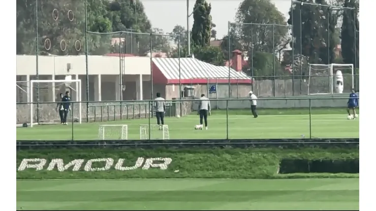 Cruz Azul entrenó hoy en La Noria. / Gentileza