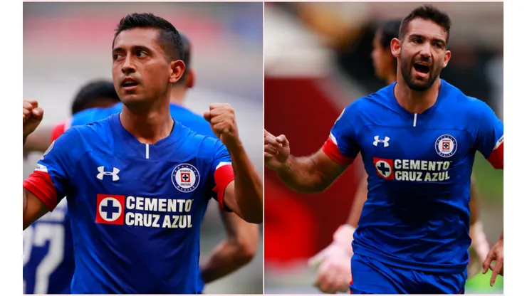 Elías Hernández y Martín Cauteruccio luchan por ser el goleador de Cruz Azul.