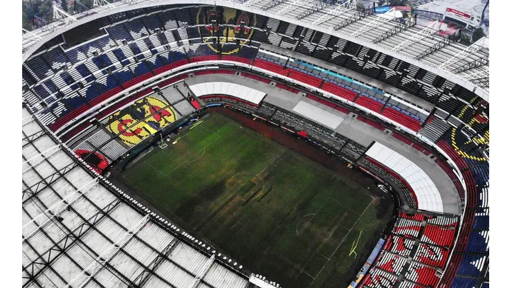 El Estadio Azteca está reemplazando su césped. (Jam Media)