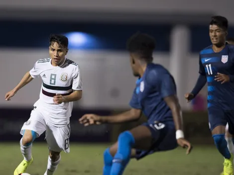 Misael Domínguez fue titular en la derrota de México en el Premundial Sub 20