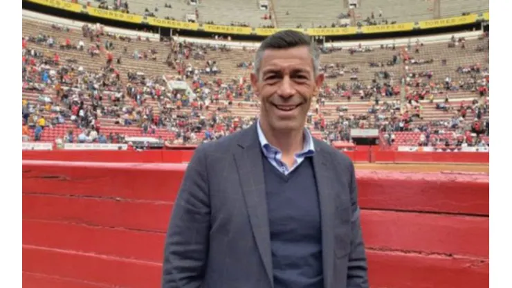 Pedro Caixinha disfrutó esta jornada visitando la Plaza de Toros.