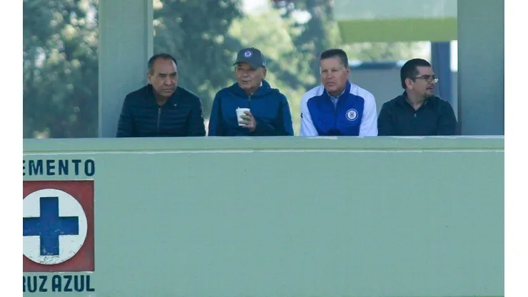 Billy Álvarez fue a la práctica de Cruz Azul esta mañana. (ESPN)