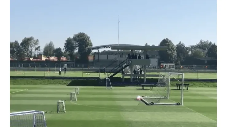 La Máquina entrenó bajo la vista de Billy Álvarez y Ricardo Peláez. (Archivo)