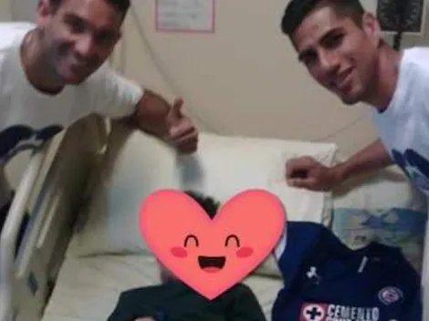 Hermoso: Plantel de Cruz Azul visita Hospital de Niños por su proyecto social