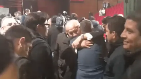 Giménez y Álvarez se encontraron en la investidura al Salón de la Fama. (Récord)