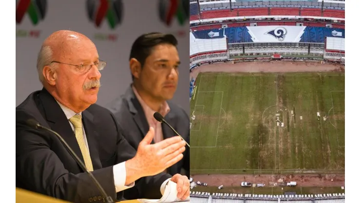 Enrique Bonilla le dio el visto bueno al Estadio Azteca. (Jam Media)