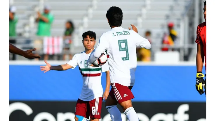 Domínguez anotó el 7-0 parcial de México. (Fox Sports)