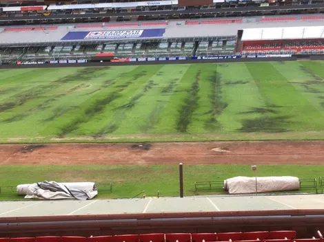 Deplorable: Cancha del Azteca sigue inutilizable antes del partido de Cruz Azul ante Lobos BUAP