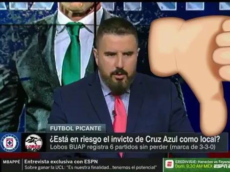 Álvaro Morales tiene la sensación de que Cruz Azul perderá el invicto