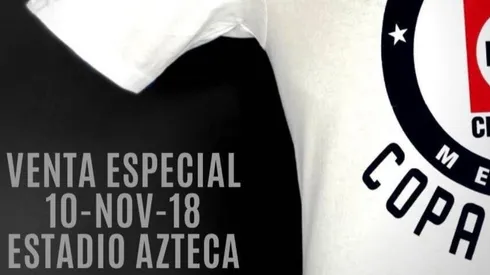 La playera es blanca y no está hecha por Under Armour. (Cruz Azul FC)