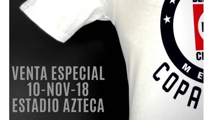 La playera es blanca y no está hecha por Under Armour. (Cruz Azul FC)