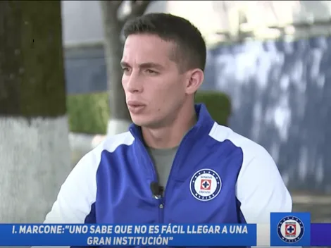 Iván Marcone alabó a Cruz Azul como la institución más grande de México