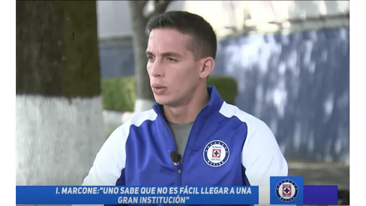 Iván Marcone aseguró que Cruz Azul es una institución muy grande.