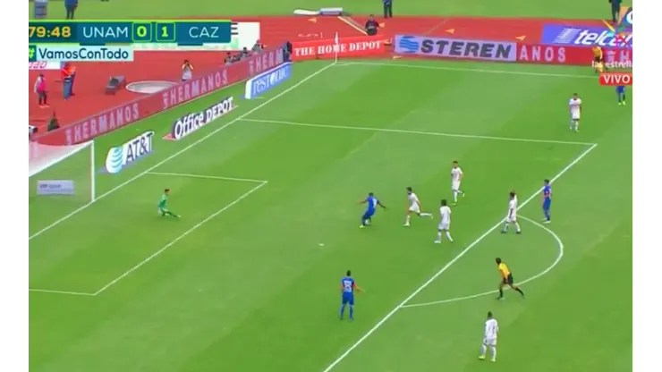 Rentería anotó el 2-0 con un misilazo. (Las Estrellas)