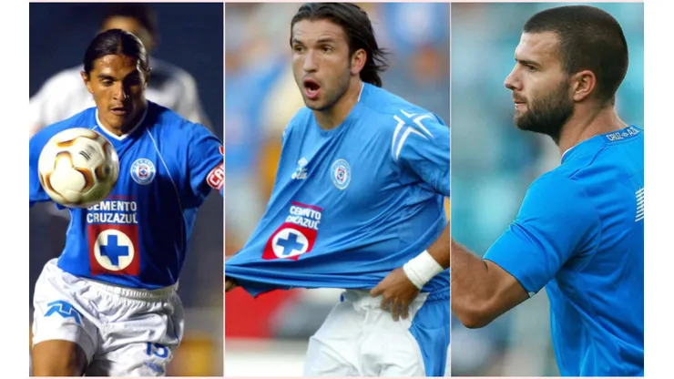 Los siete futbolistas que defendieron las playeras de Cruz Azul y Pumas.