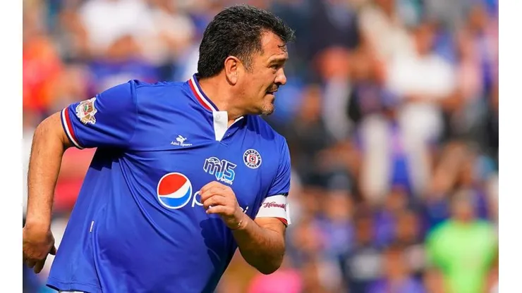 La emoción del goleador es la de todo el pueblo azul