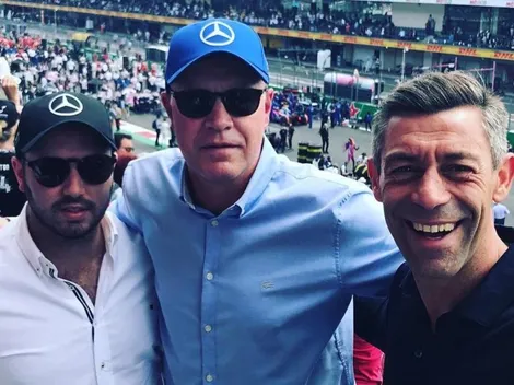 Peláez y Caixinha estuvieron en el GP de México