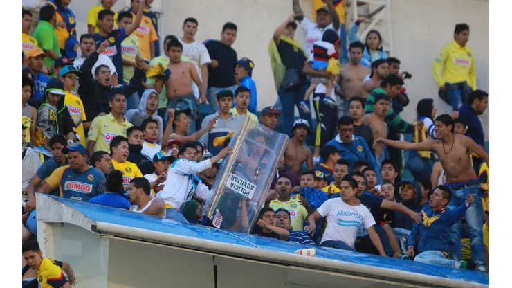 La porra del América se caracteriza por su violencia.