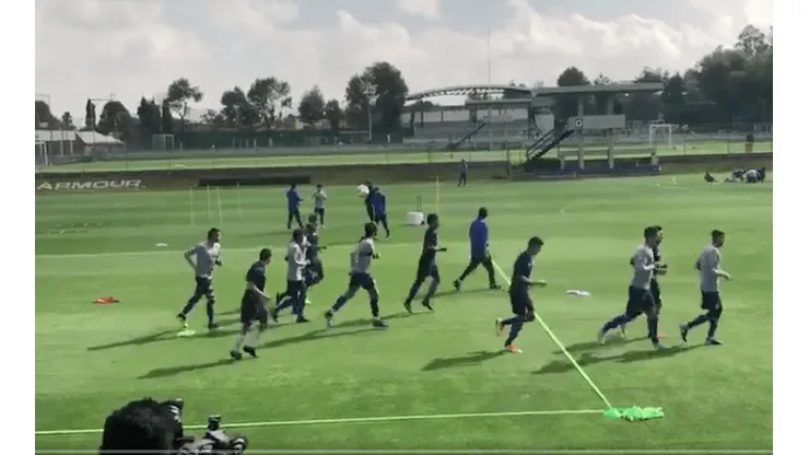 Cruz Azul entrenó en La Noria hoy.
