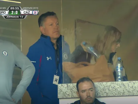 Ricardo Peláez se molestó con la derrota de Cruz Azul