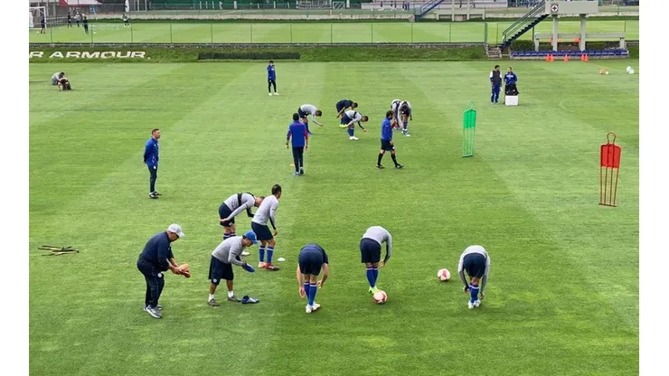 Cruz Azul volvió a practicar el día de hoy.